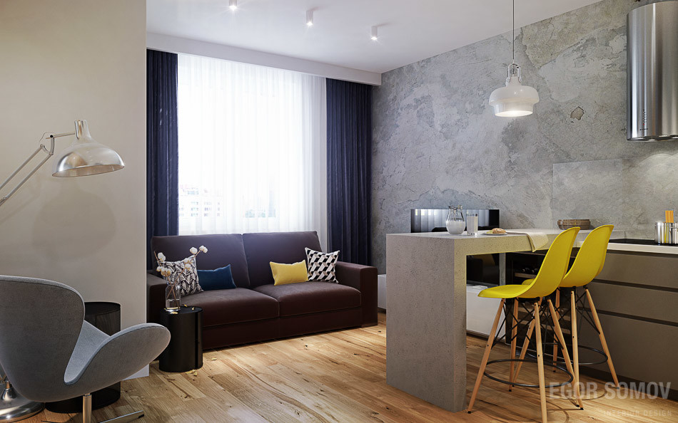 Интерьер в ЖК Лобачевский