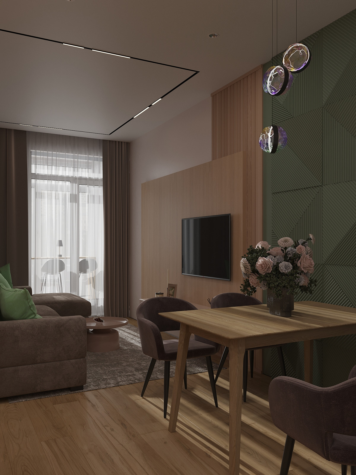 Обложка проекта: Кухня-гостиная