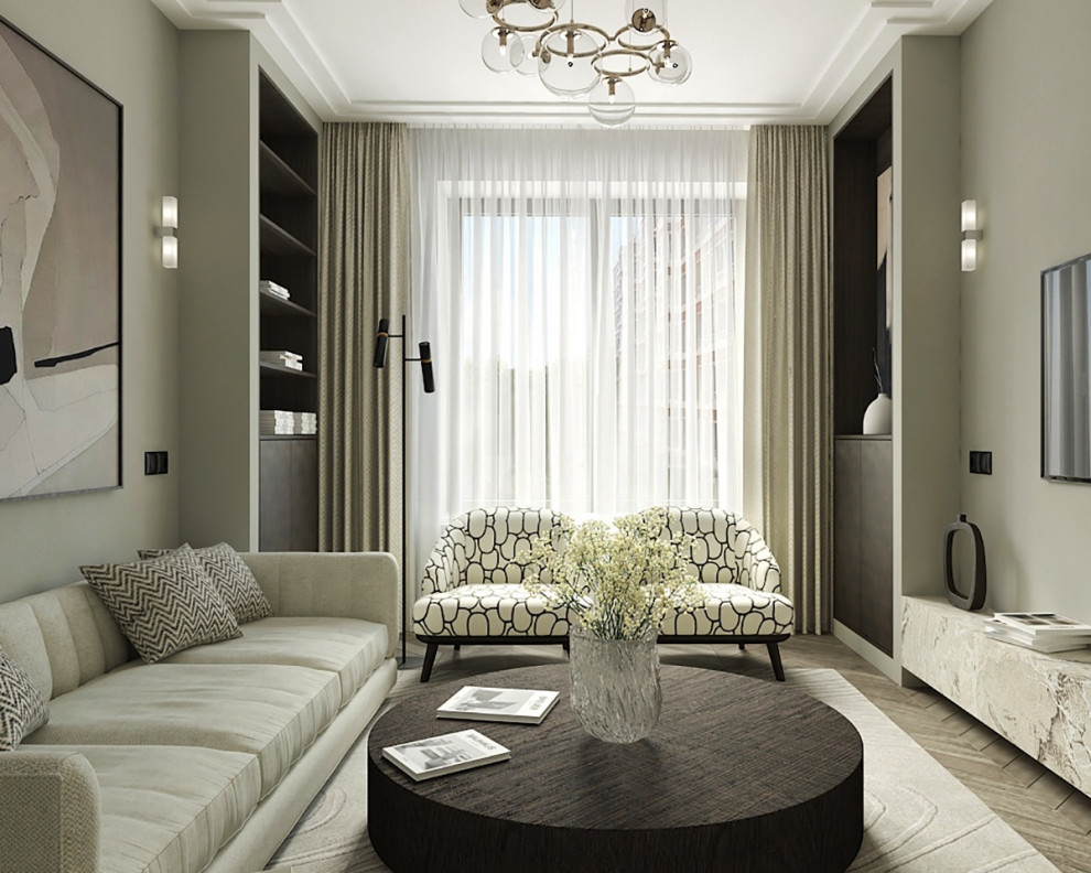 Дизайн-проект кабинета в трехкомнатной квартире