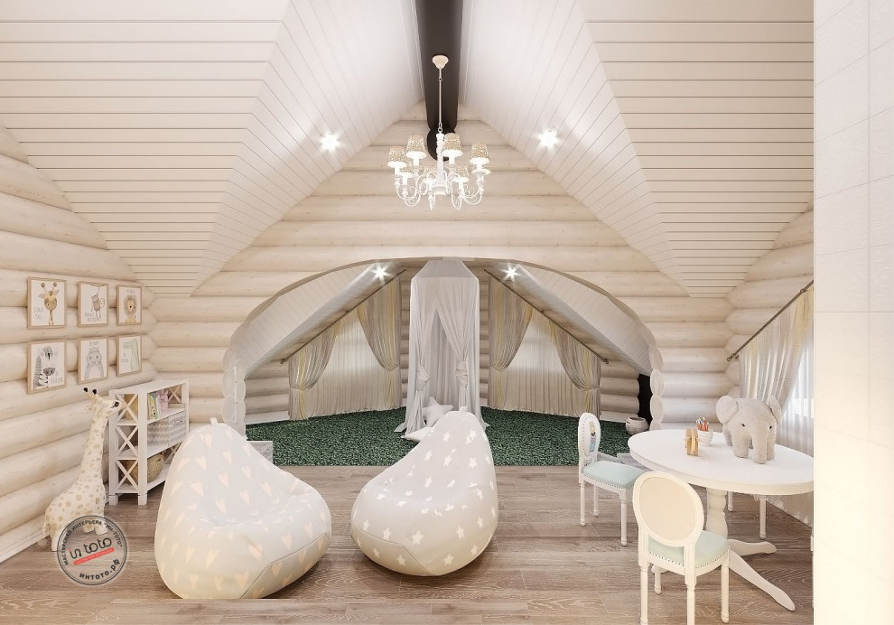 Дом из кругляка в Иркутске