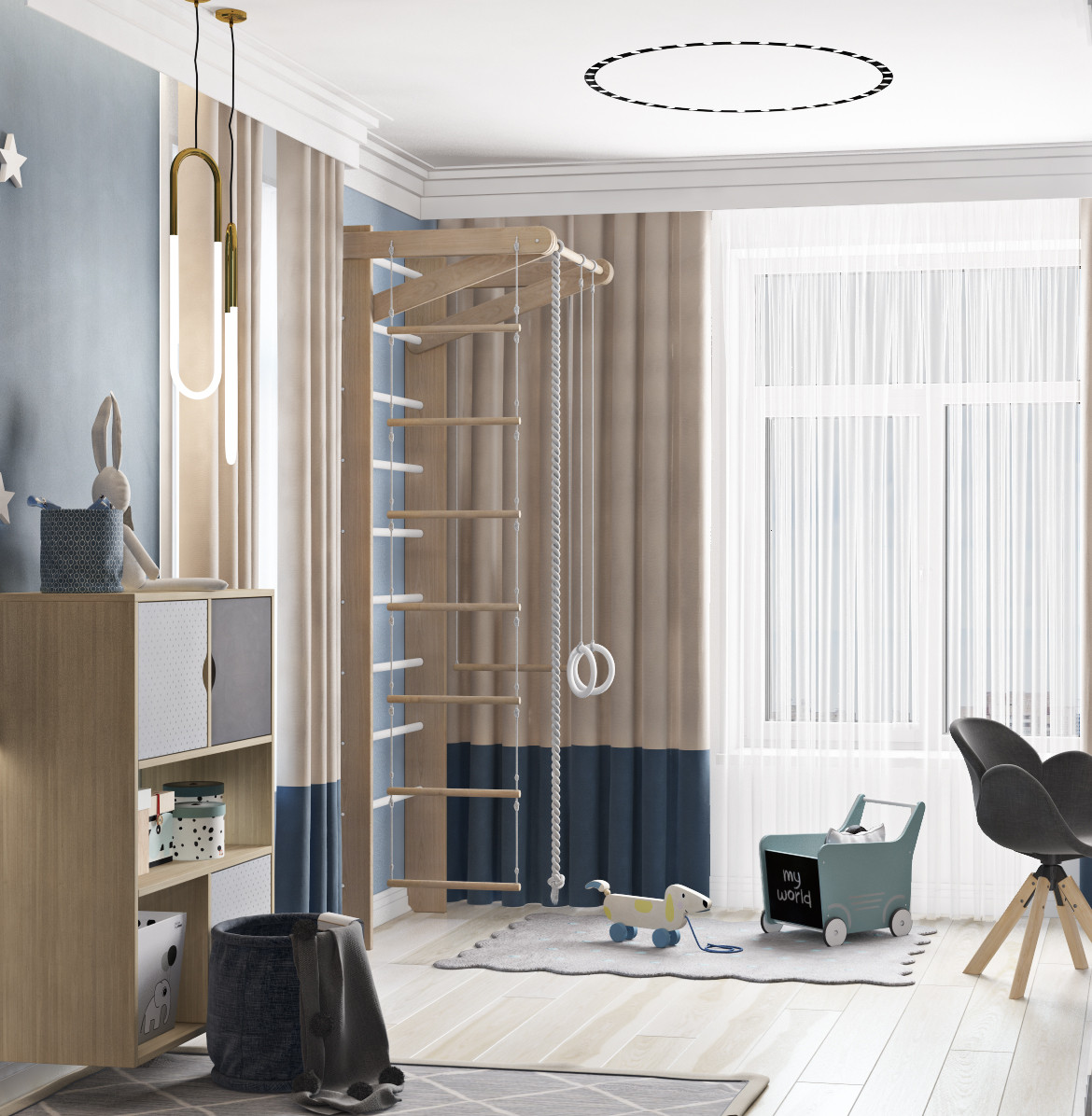 Дизайн-проект детской