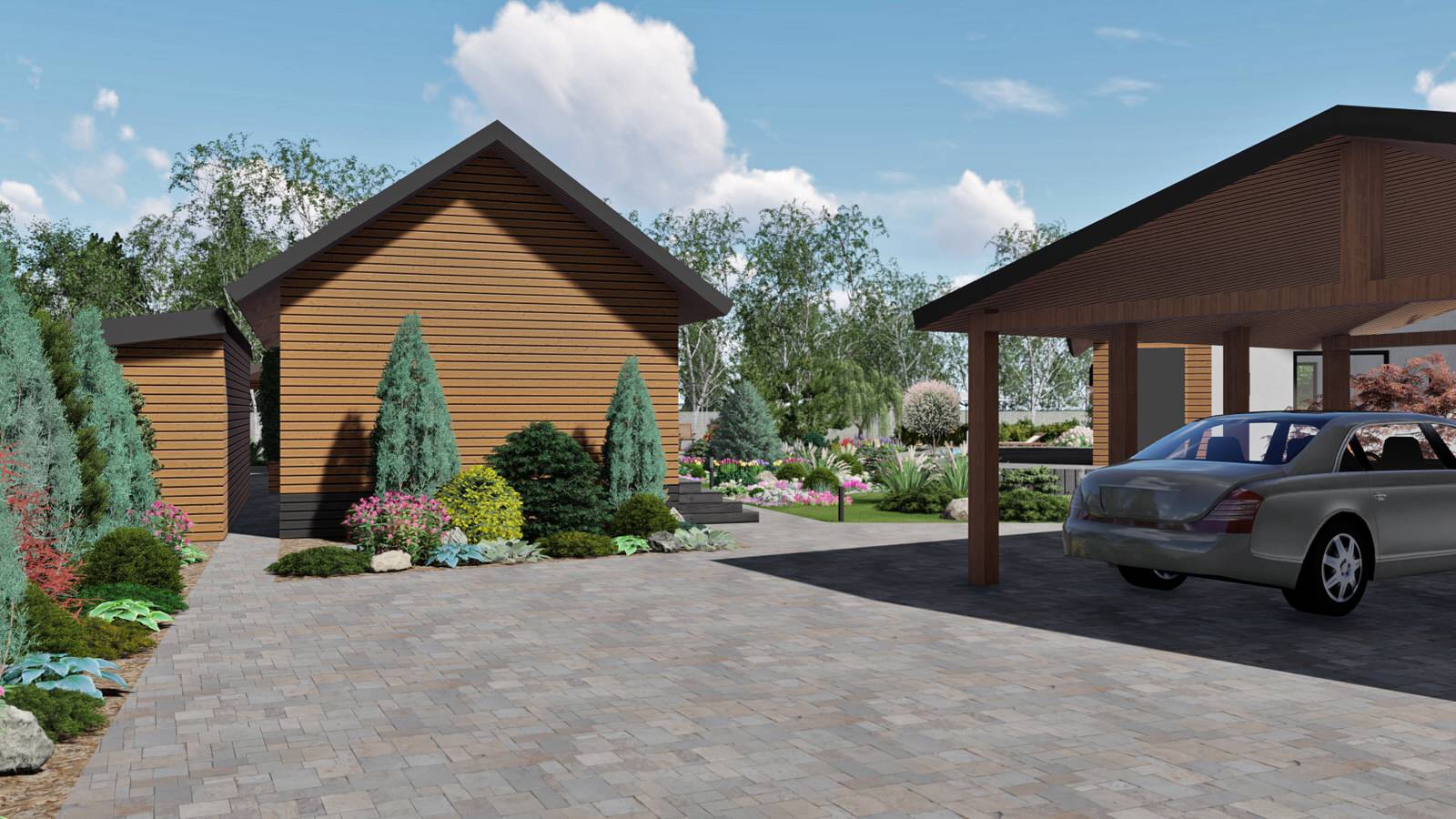 Обложка проекта: Ландшафт участка в д.Ключи