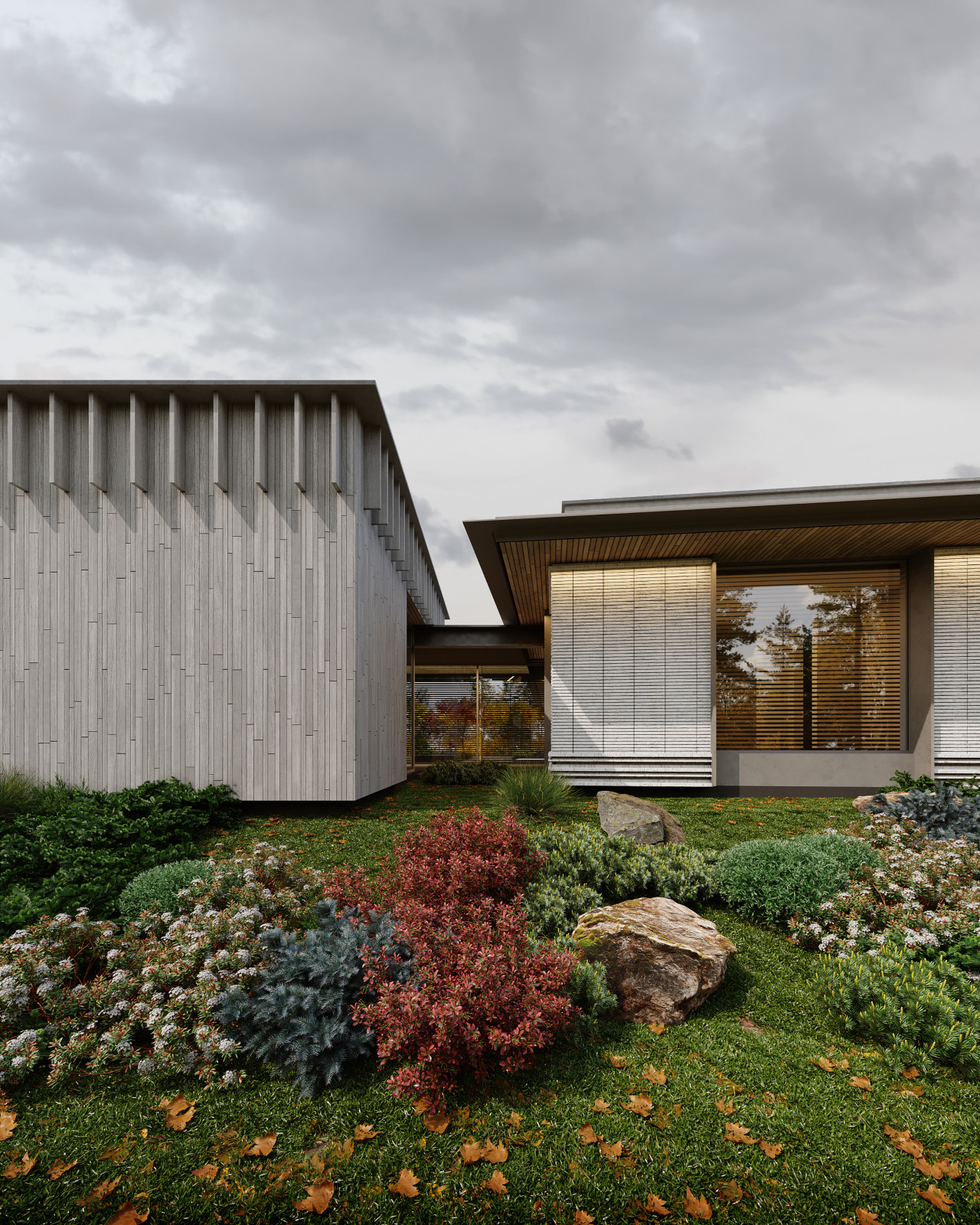 Introspective House рядом с Национальным парком «Лосиный Остров».