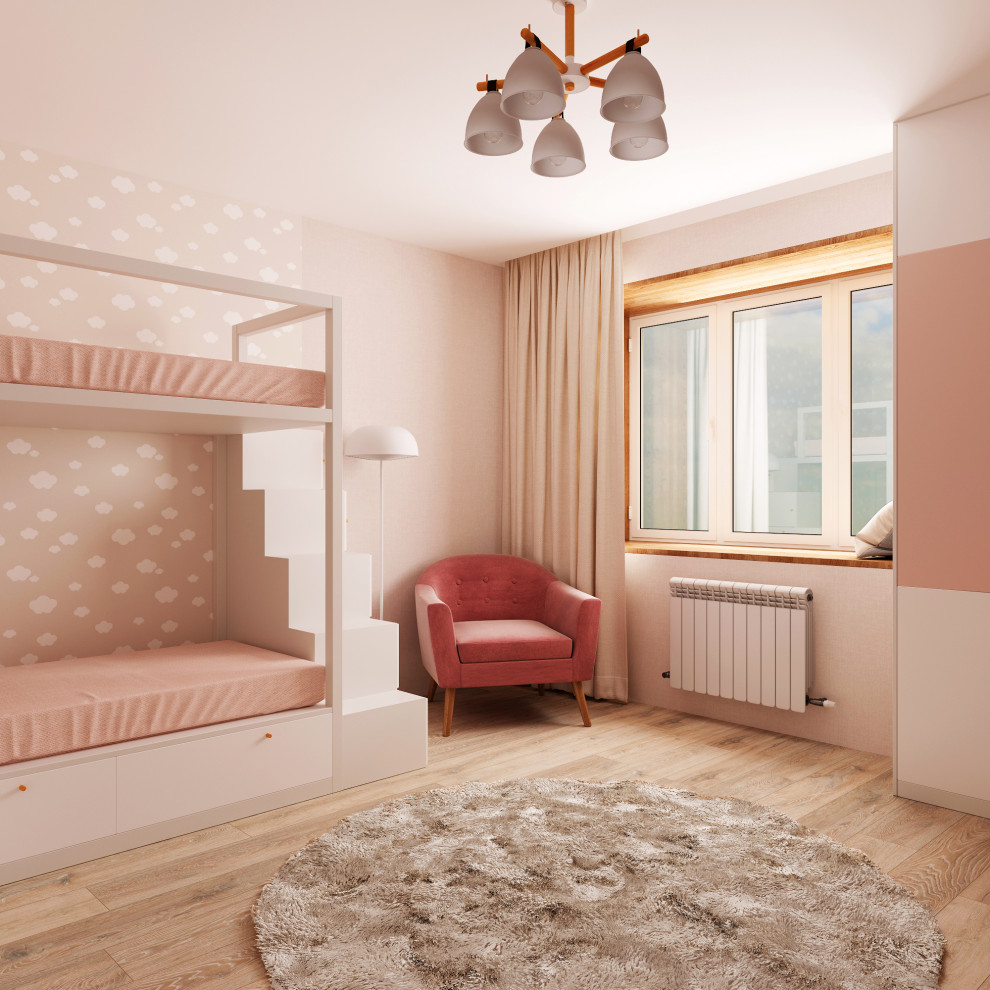 Нежная детская для двух девочек