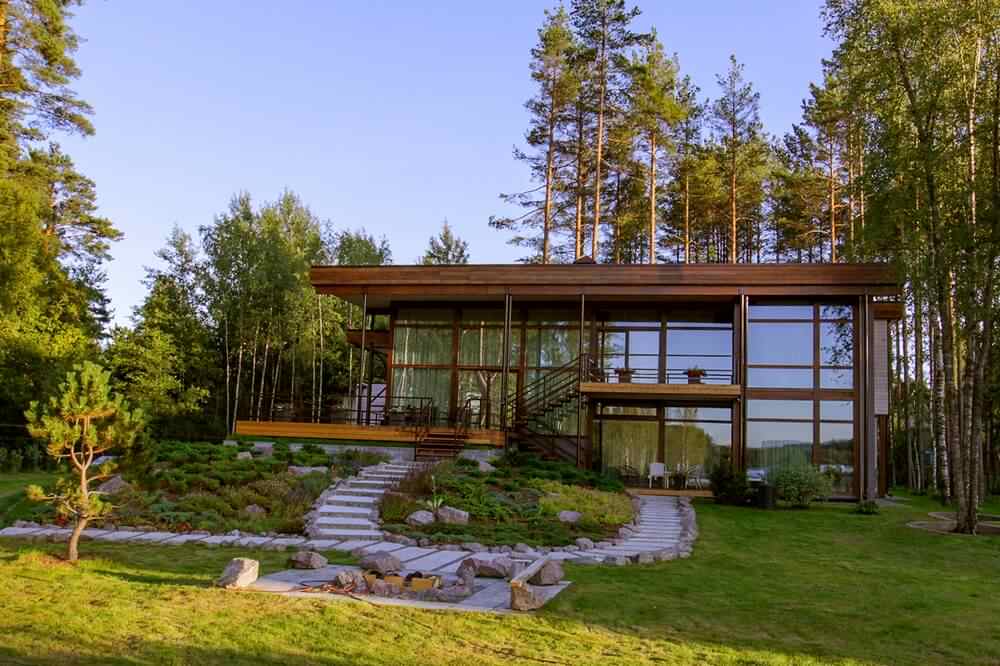 Фахверковый дом на Лемболовском озере