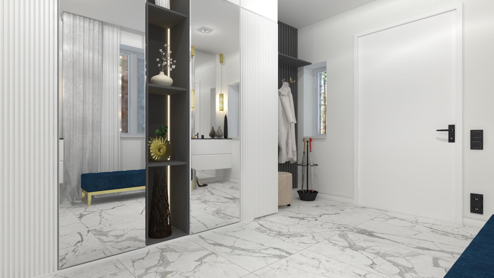 ДОМ В РОСЛАВЛЕ В СИНИХ ОТТЕНКАХ