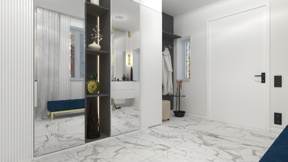 ДОМ В РОСЛАВЛЕ В СИНИХ ОТТЕНКАХ