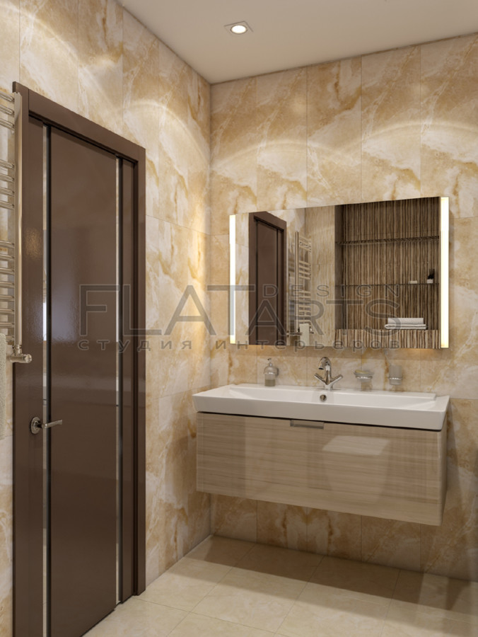 Дизайн 3-ной квартиры 97кв.м. в современном стиле