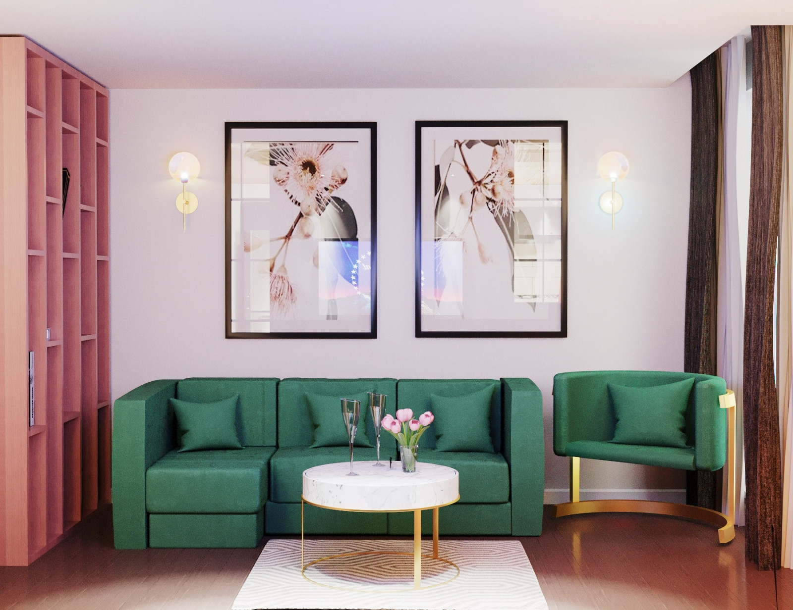 Обложка проекта: Гостиная зона