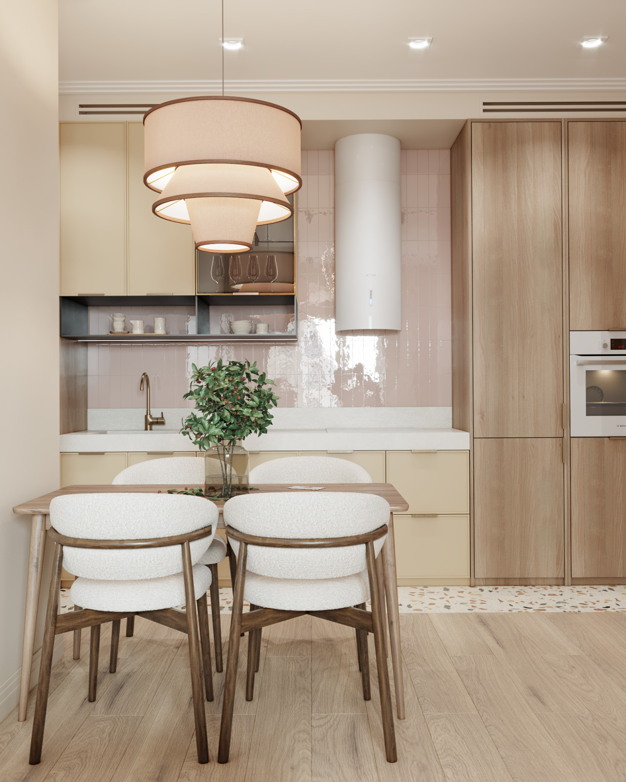 Обложка проекта: Дизайн кухни-гостиной в ЖК Хоум Сити