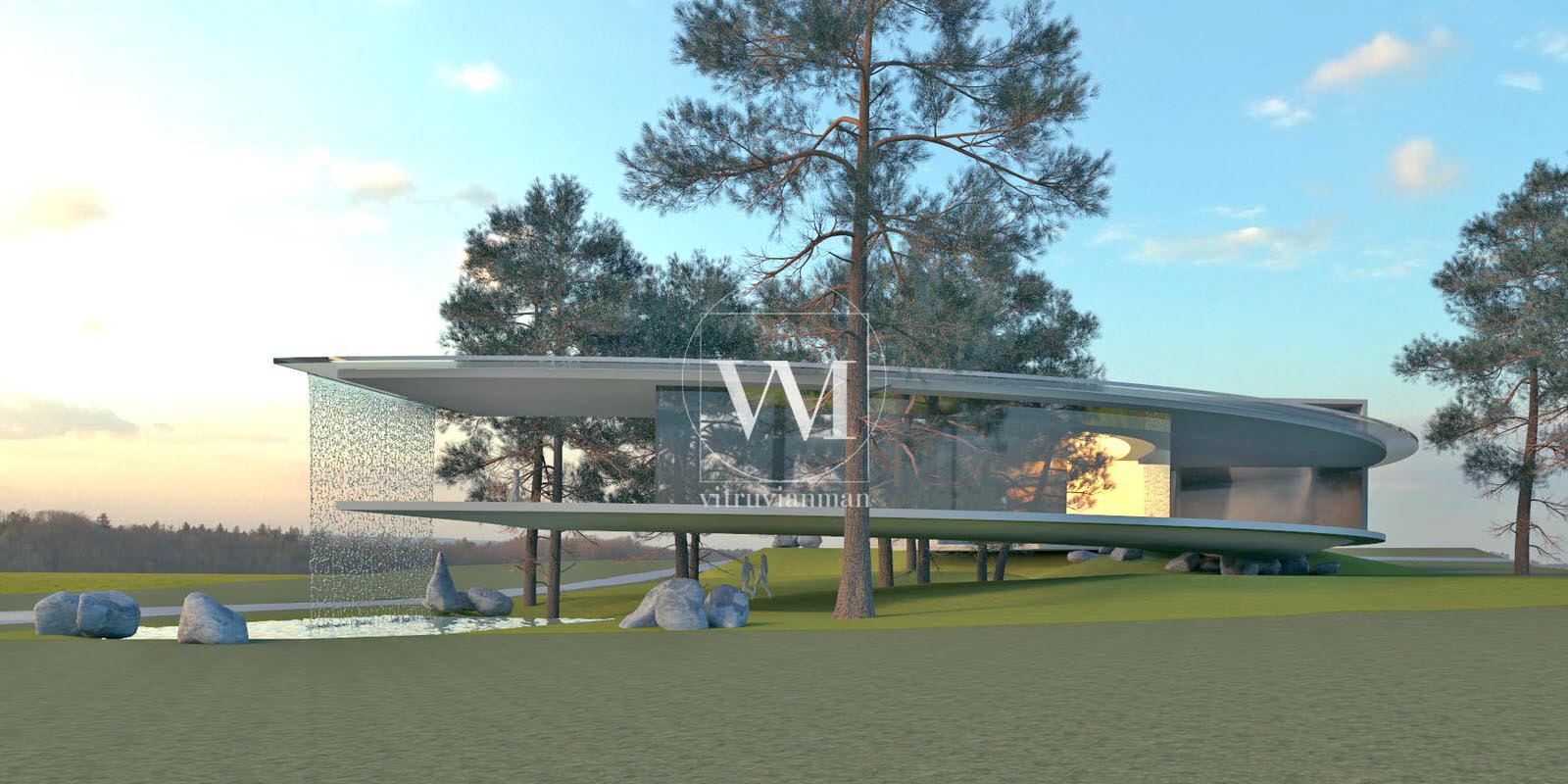 Архитектурная концепция виллы №1