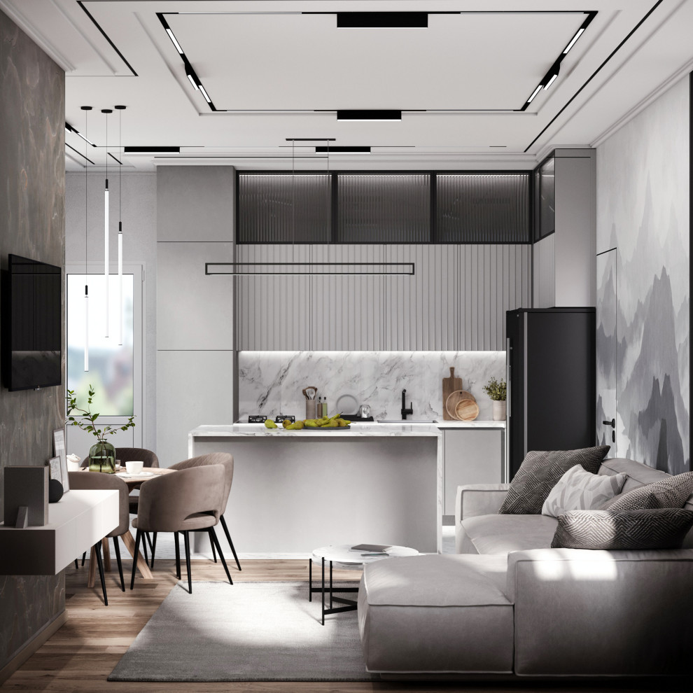 Обложка проекта: Дизайн проект дома 150кв.м. Современный стиль.