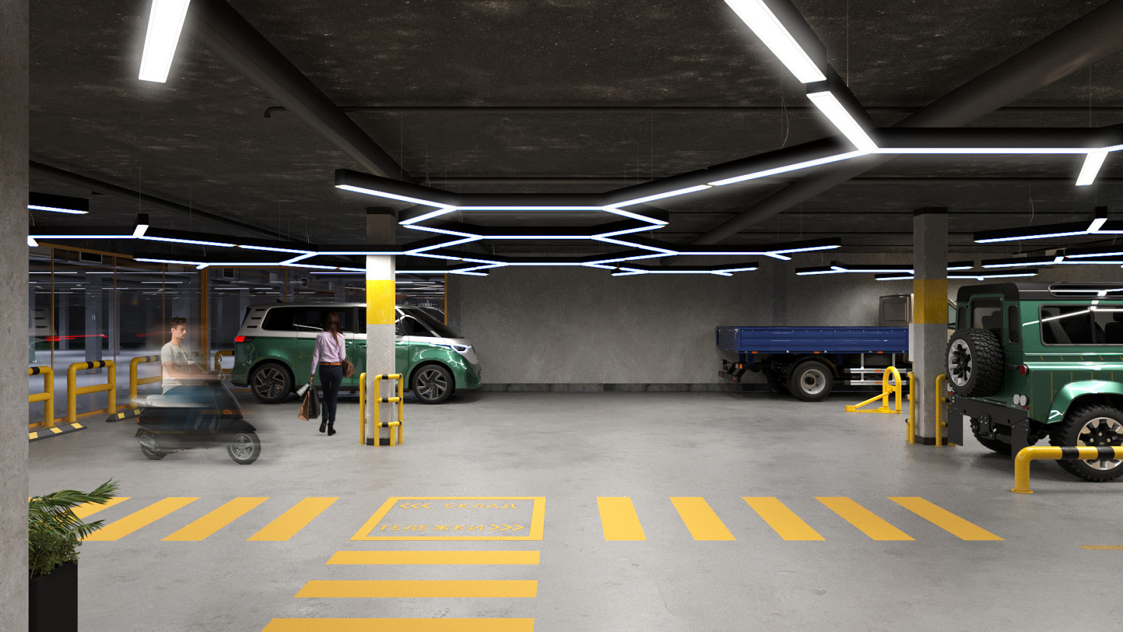 Интерьер складского помещения