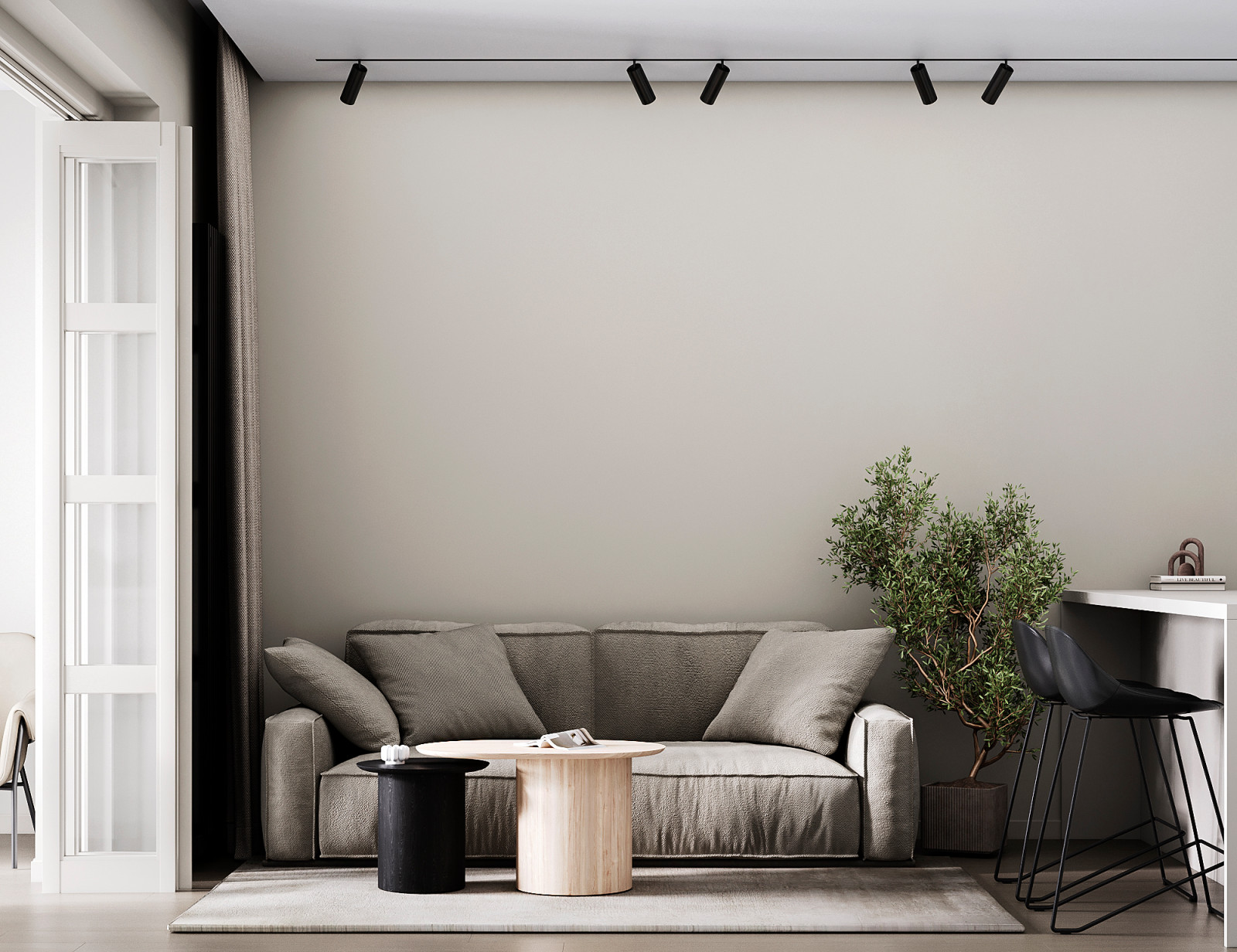 Современный интерьер квартиры на Финском заливе