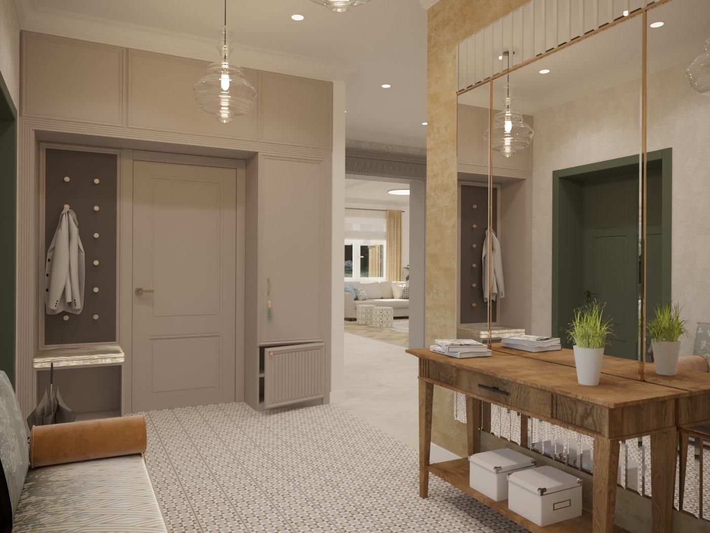 Дом с теплой, семейной атмосферой. 1 этаж