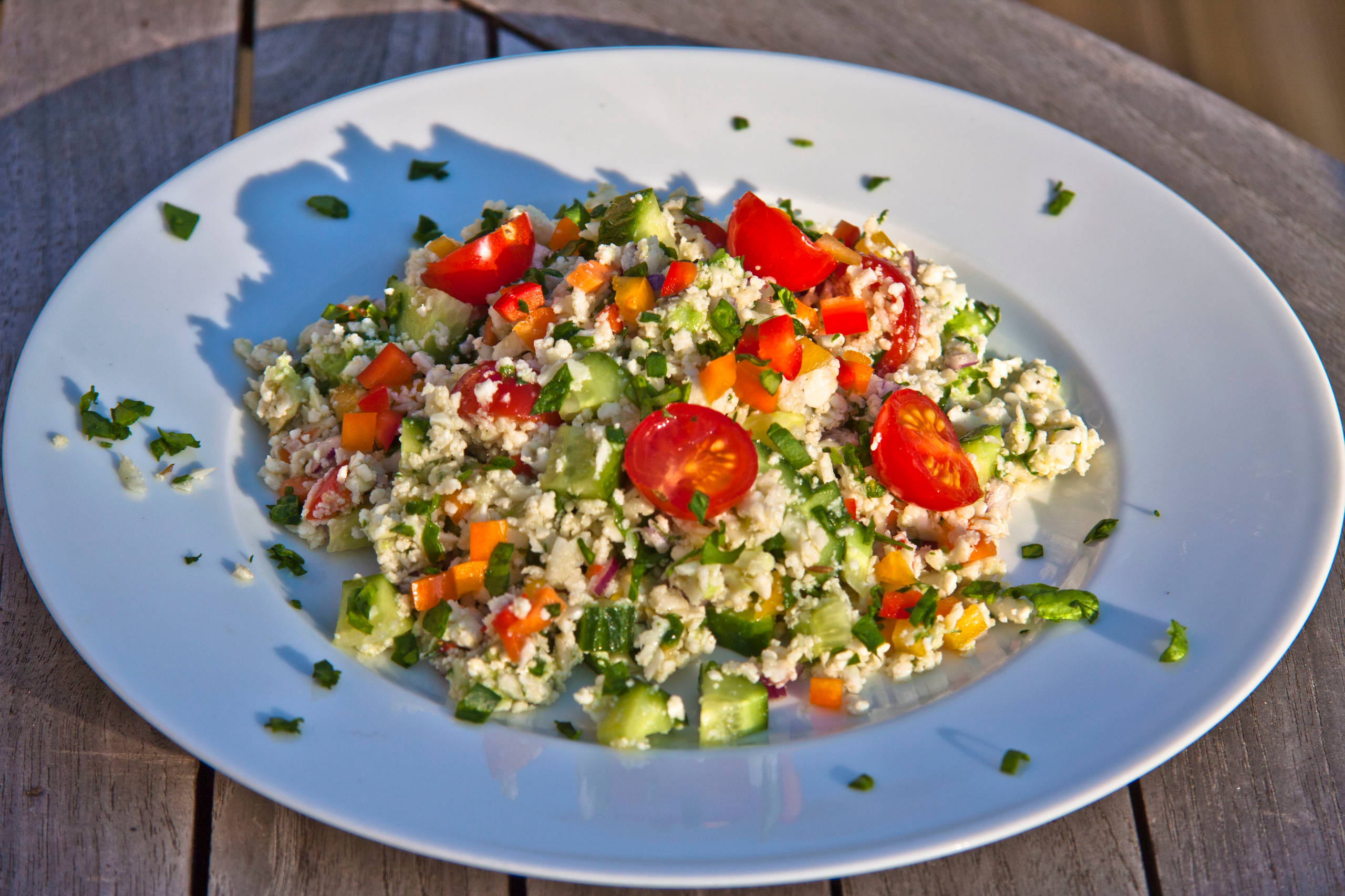 Рецепт: Табуле с цветной капустой