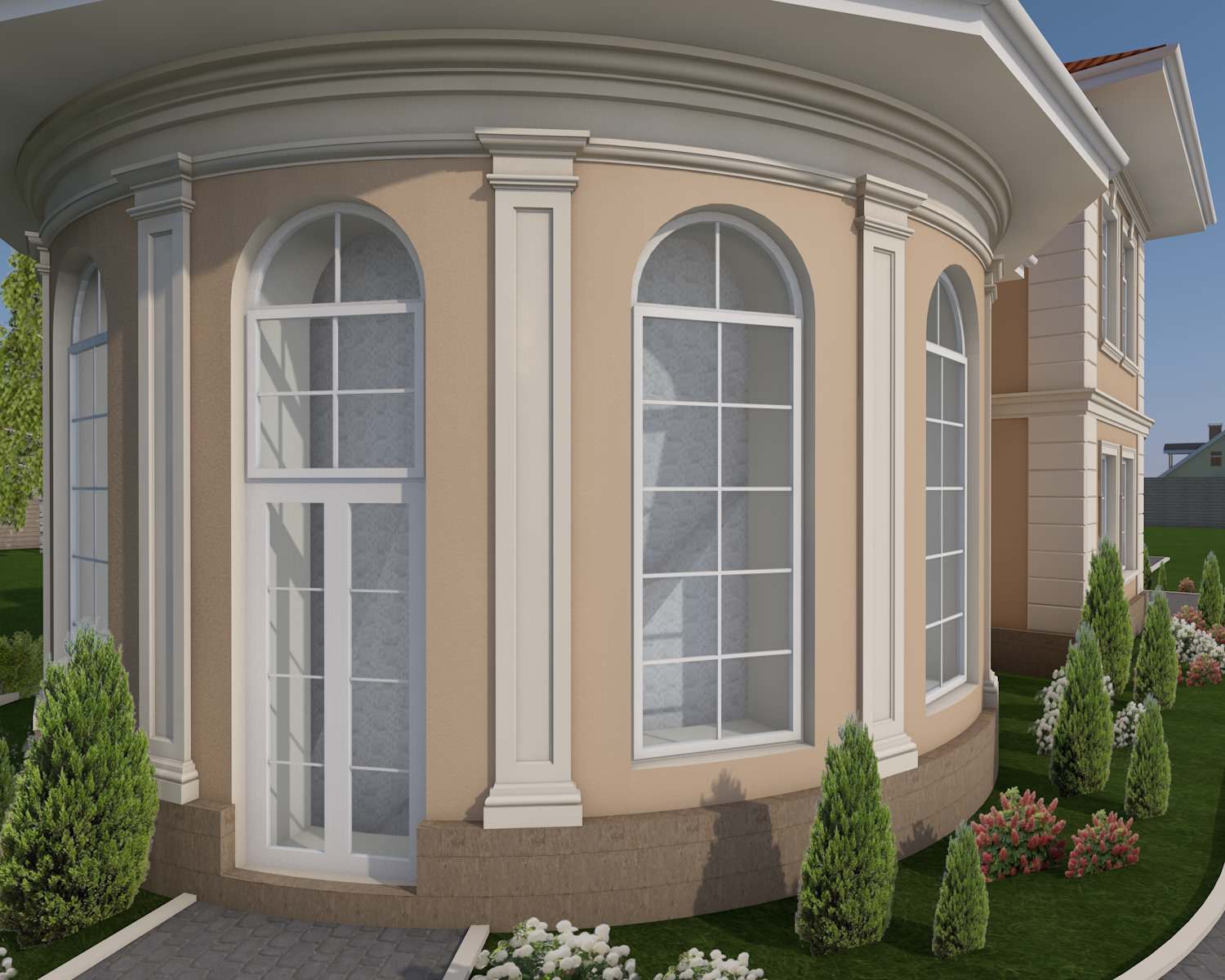 Дизайн фасадов загородных домов