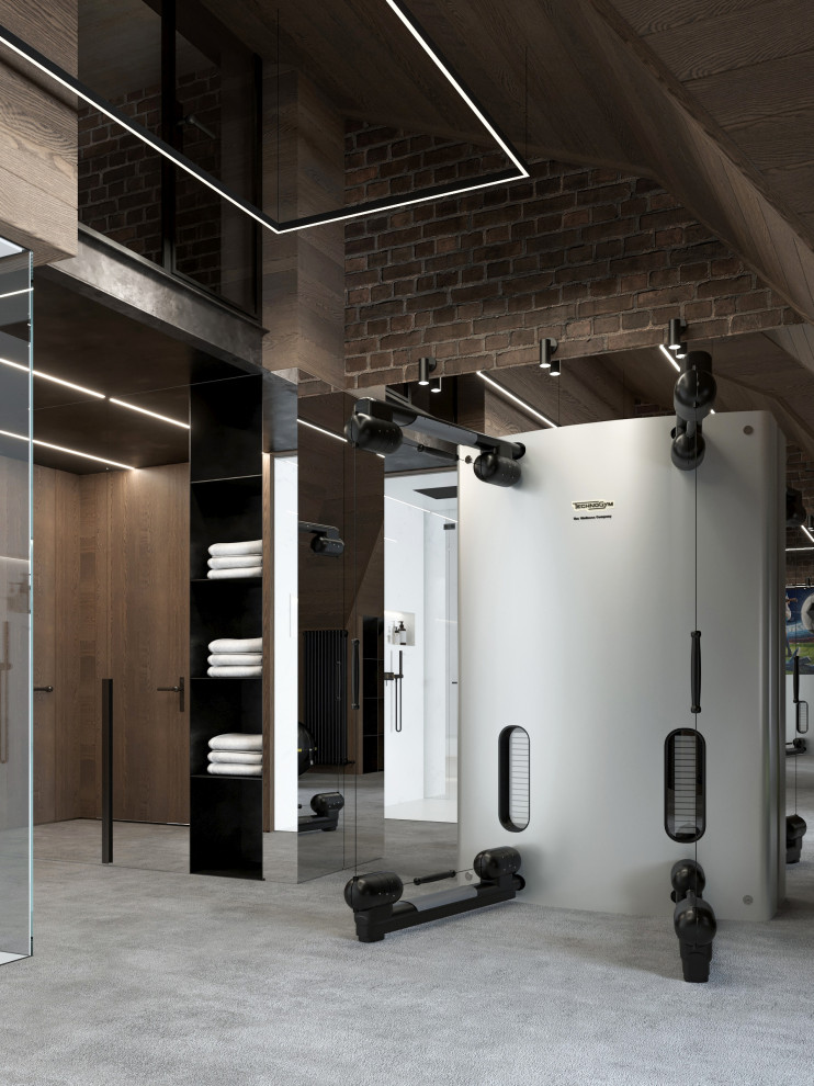 Мансарда частного жилого дома.