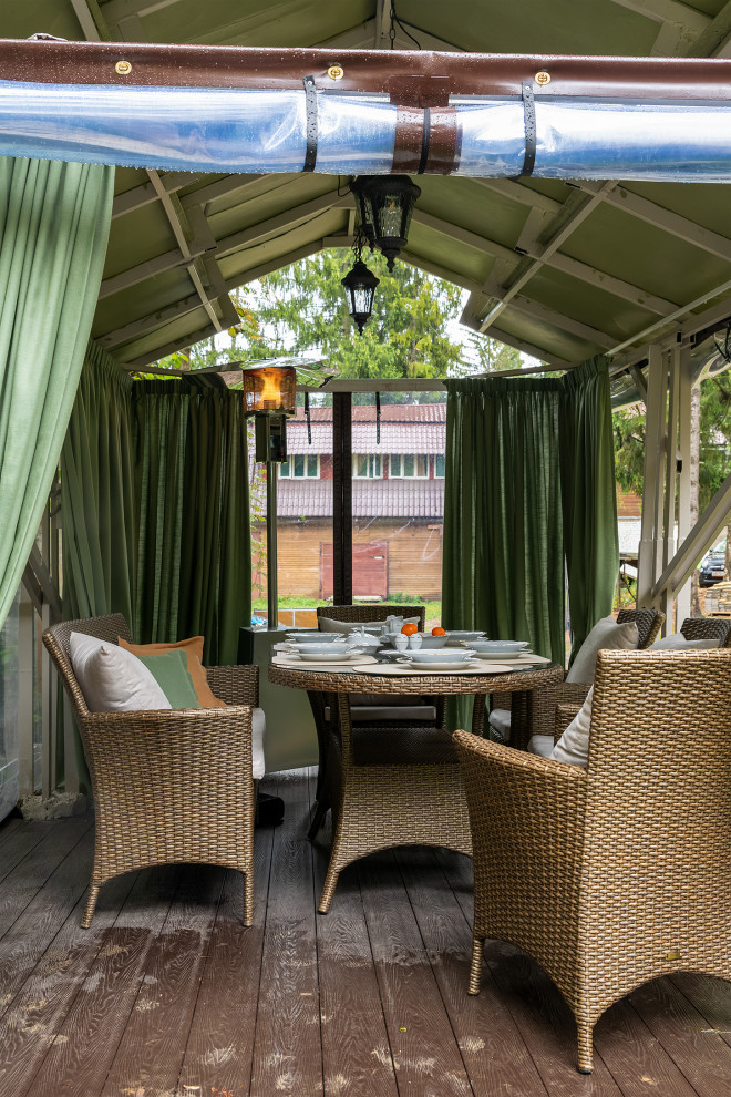 Декорирование беседки и участка Людмилы Хитяевой. "На дачу! С Наташей Барбье"