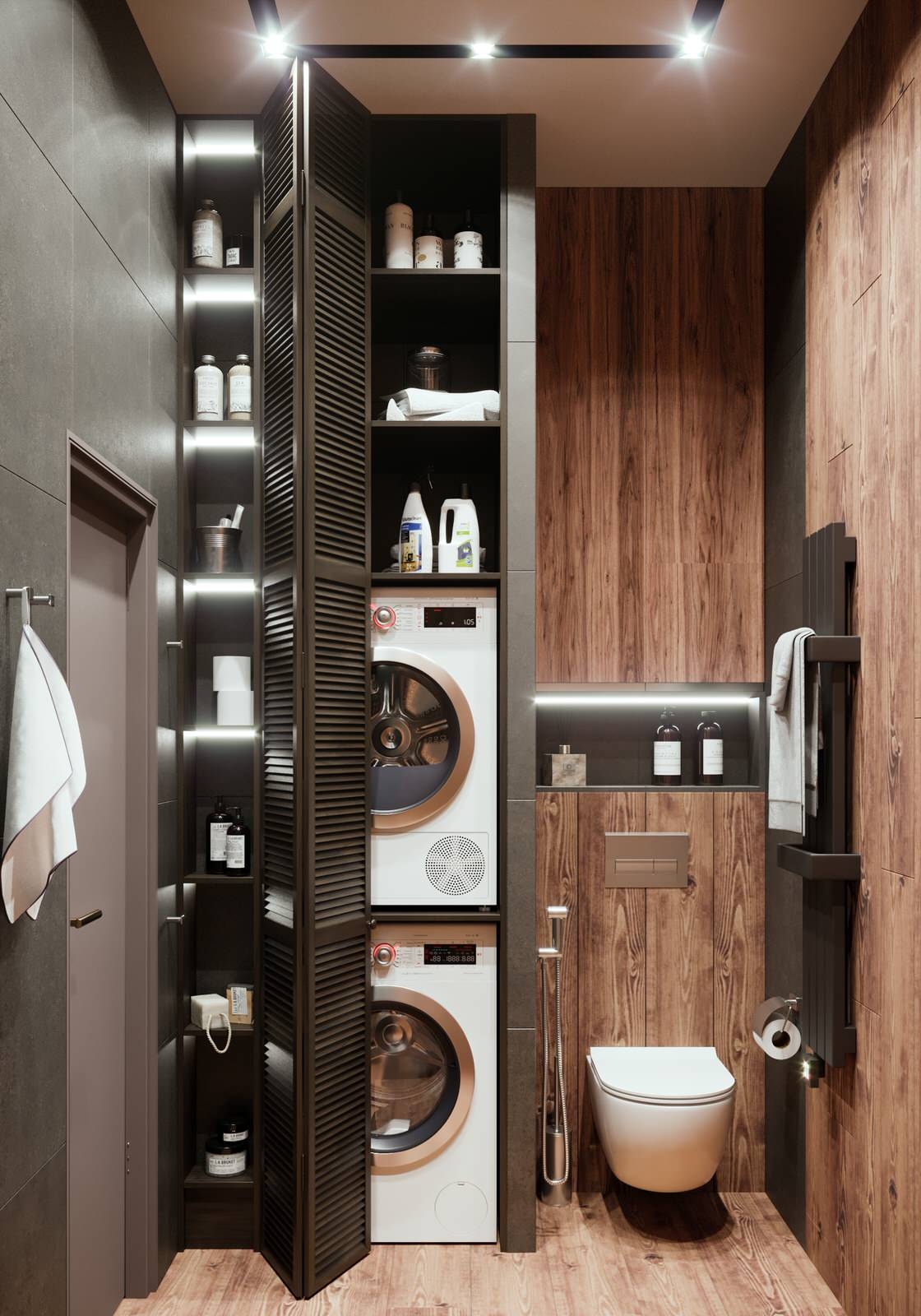 Проект интерьера трехкомнатной квартиры в Москве