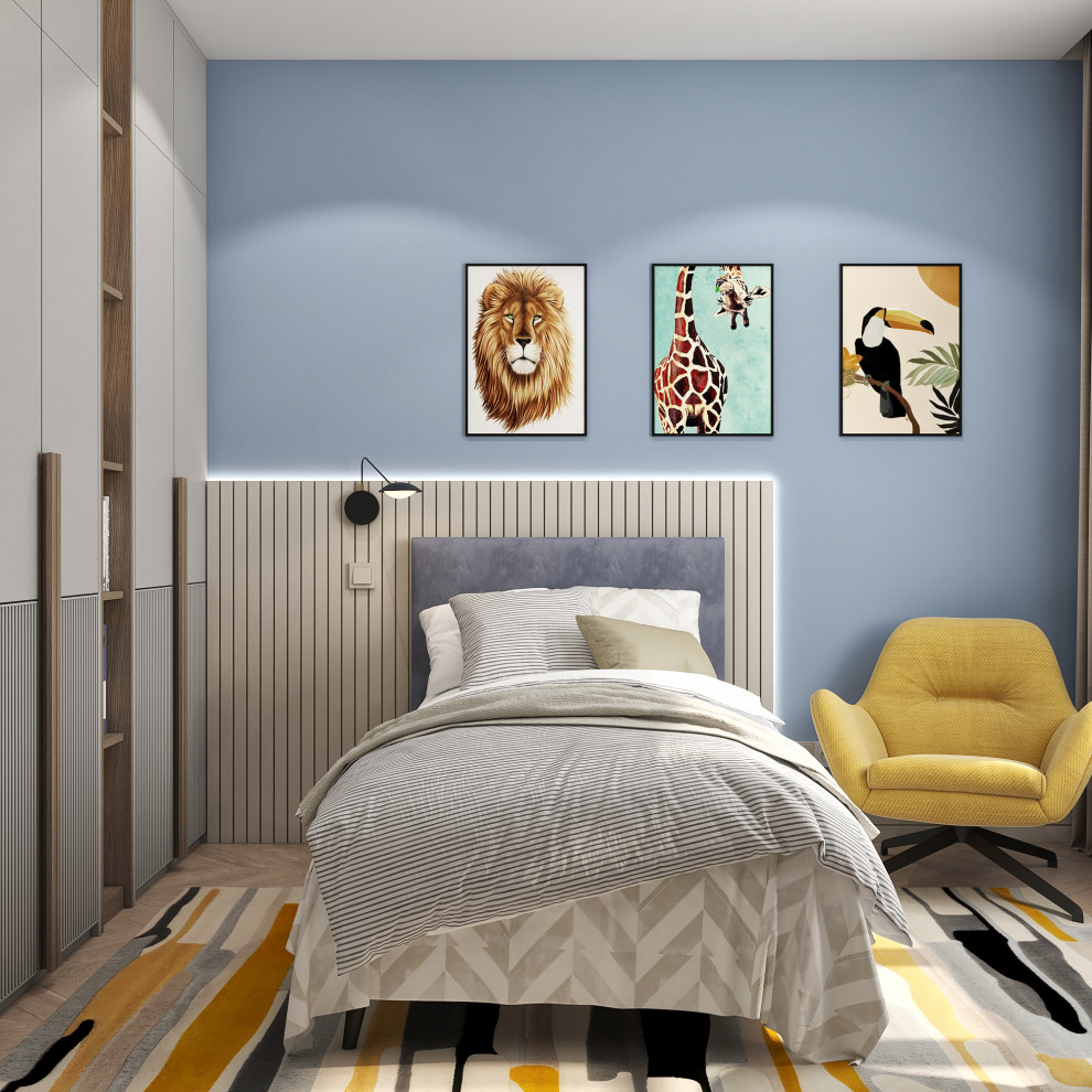 Яркая и спортивная квартира