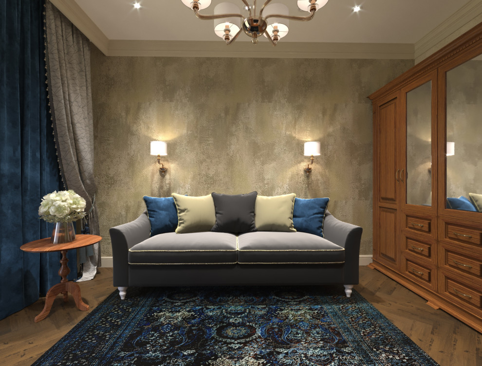 Дизайн-проект интерьера трехкомнатной квартиры .Новосибирск.