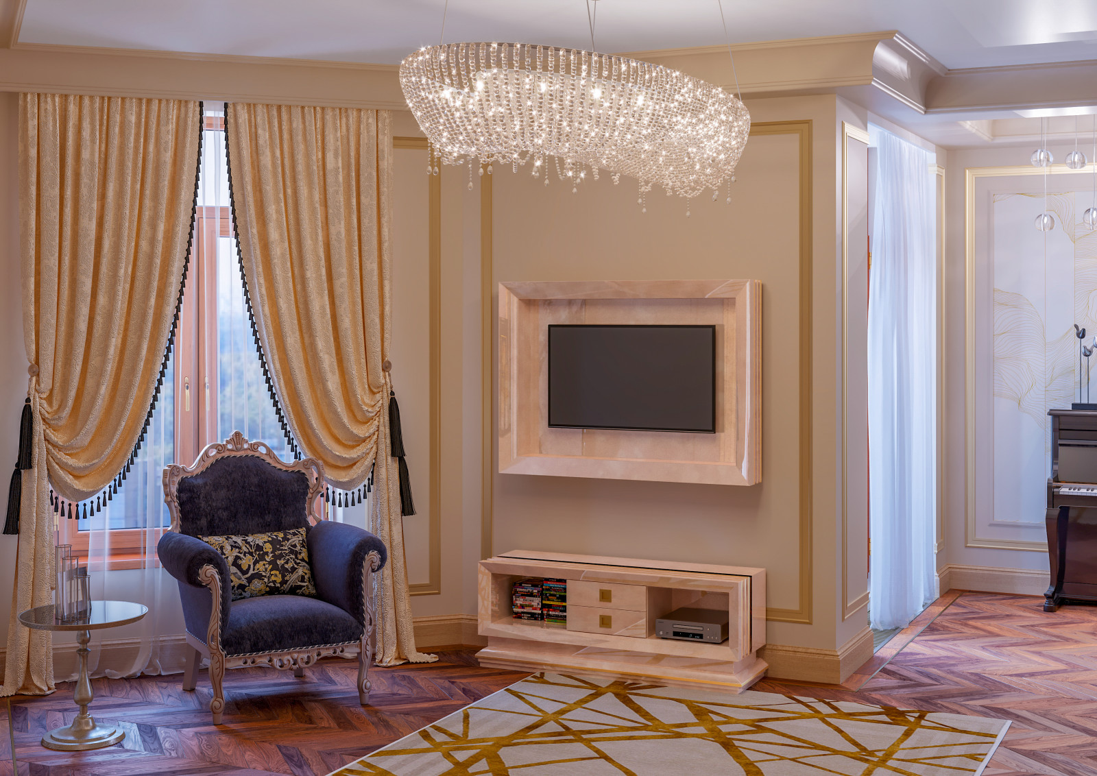 Дизайн евродвушки в ЖК Гранвиль