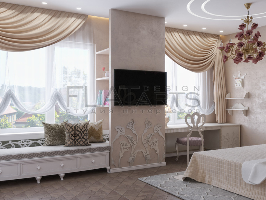 Арт-деко. Дизайн 4-ной квартиры 188кв.м