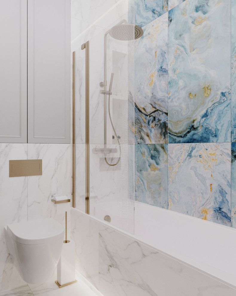 Проект квартиры 48м2 в Пушкине с частичной 3d-визуализацией