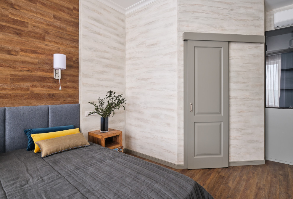 Серые Кантри в современном интерьере