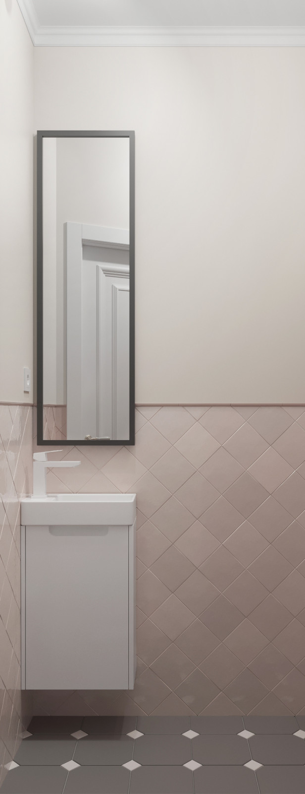 Санузлы с стиле неоклассика