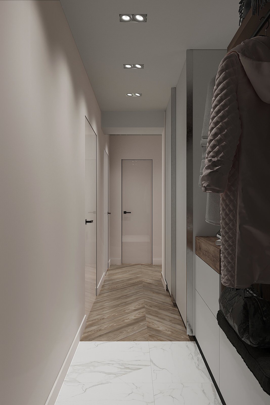 Обложка проекта: Спальня-гостиная в двухкомнатной квартире