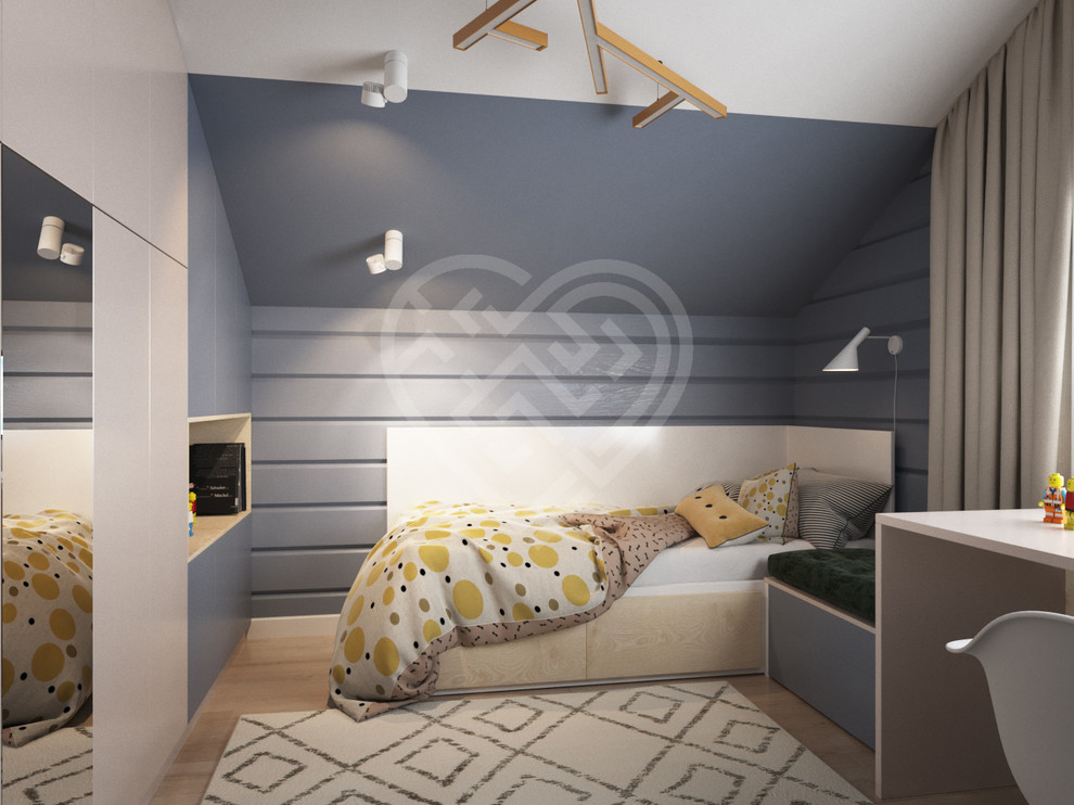 Дизайн интерьера дома из клеёного бруса в Подмосковье