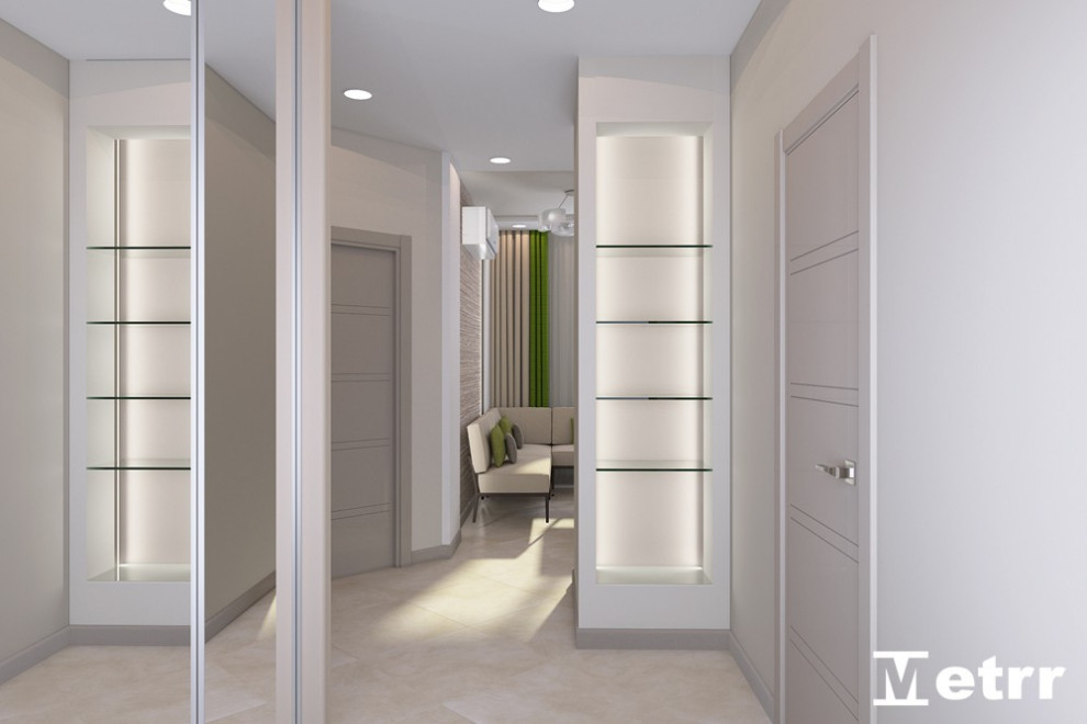 Дизайн - проект двухкомнатной квартиры S=61m2 ЖК Олимпия Парк