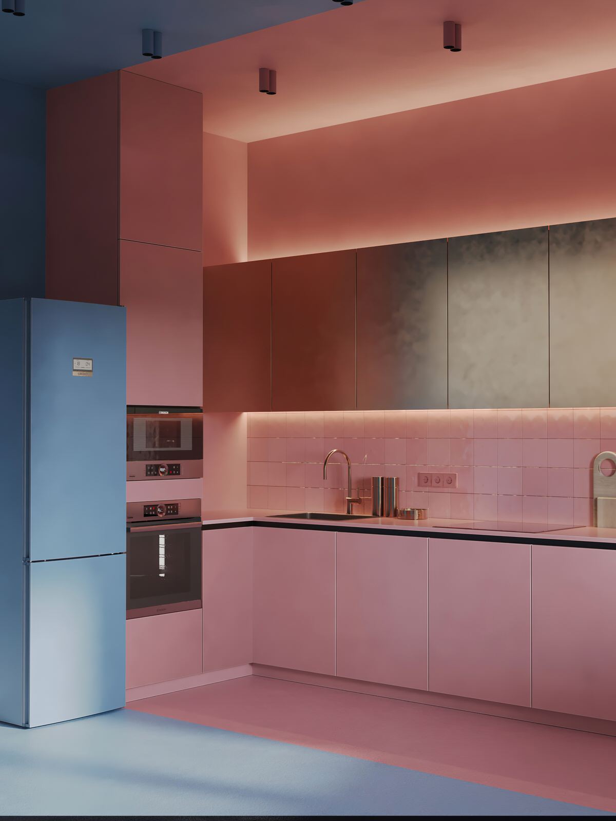 HÉ 210 // ЖК Серебряный фонтан, Москва, 91 м²