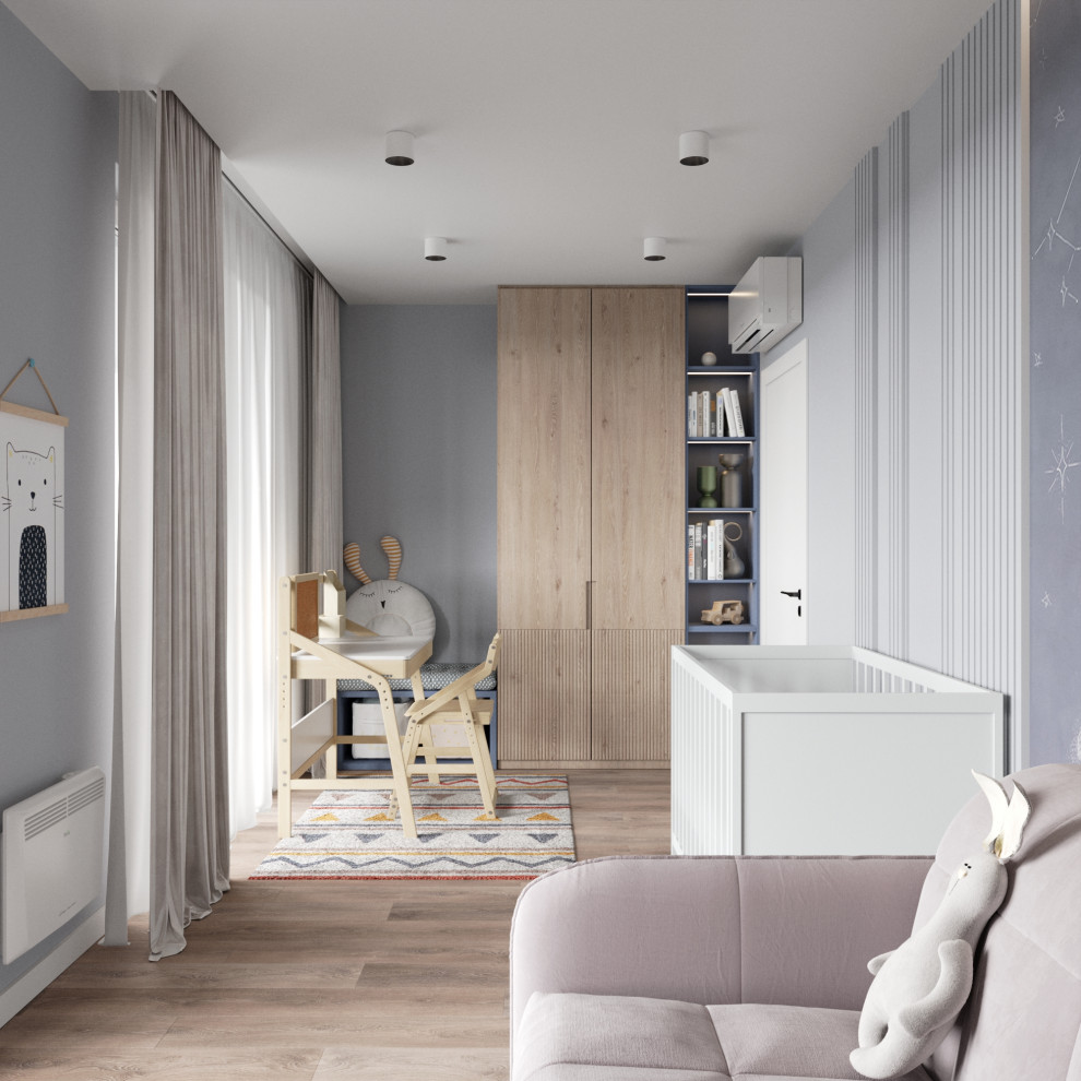 Дизайн квартиры в ЖК «Солярис» с большой лоджией