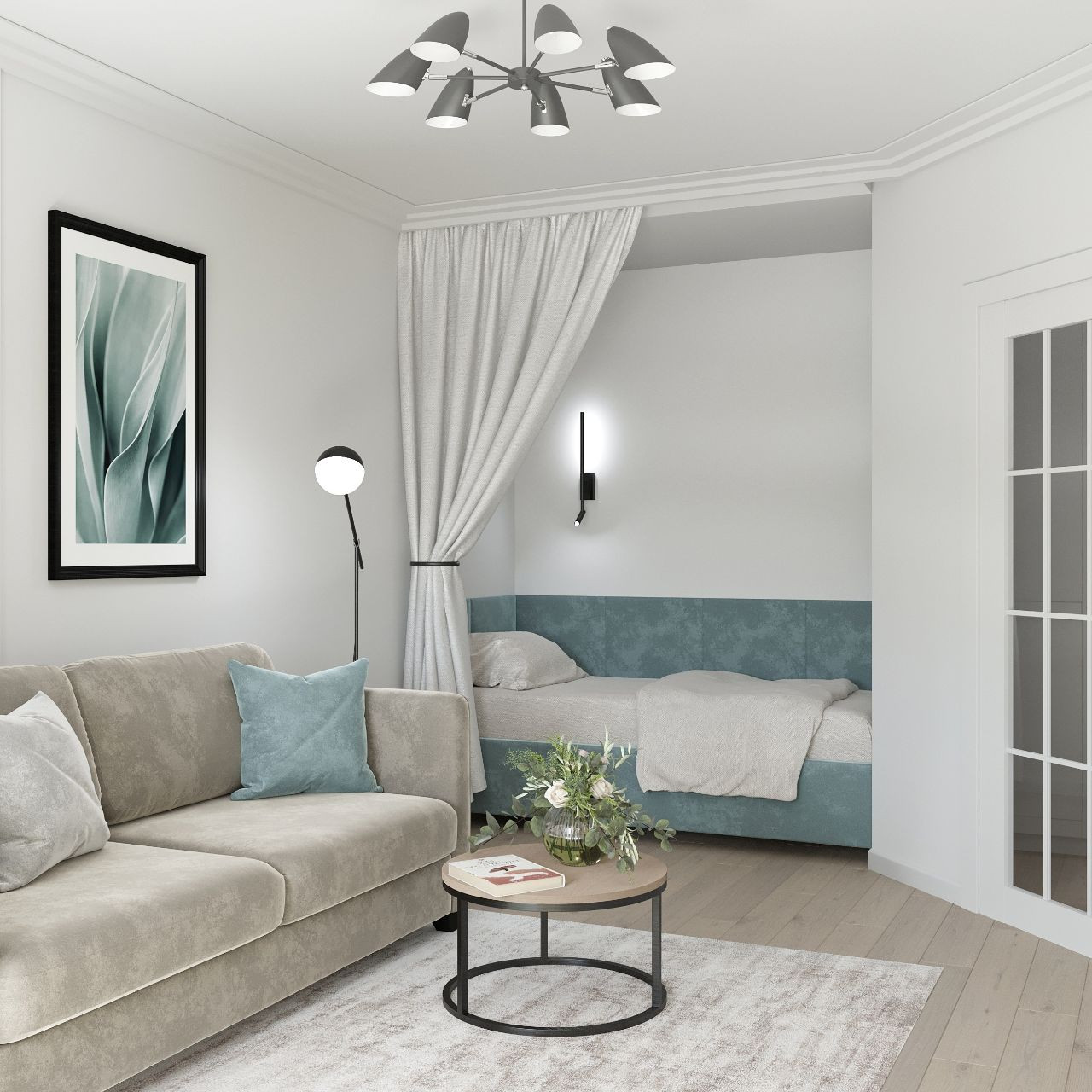 Дизайн-проект однокомнатной квартиры 40 кв.м