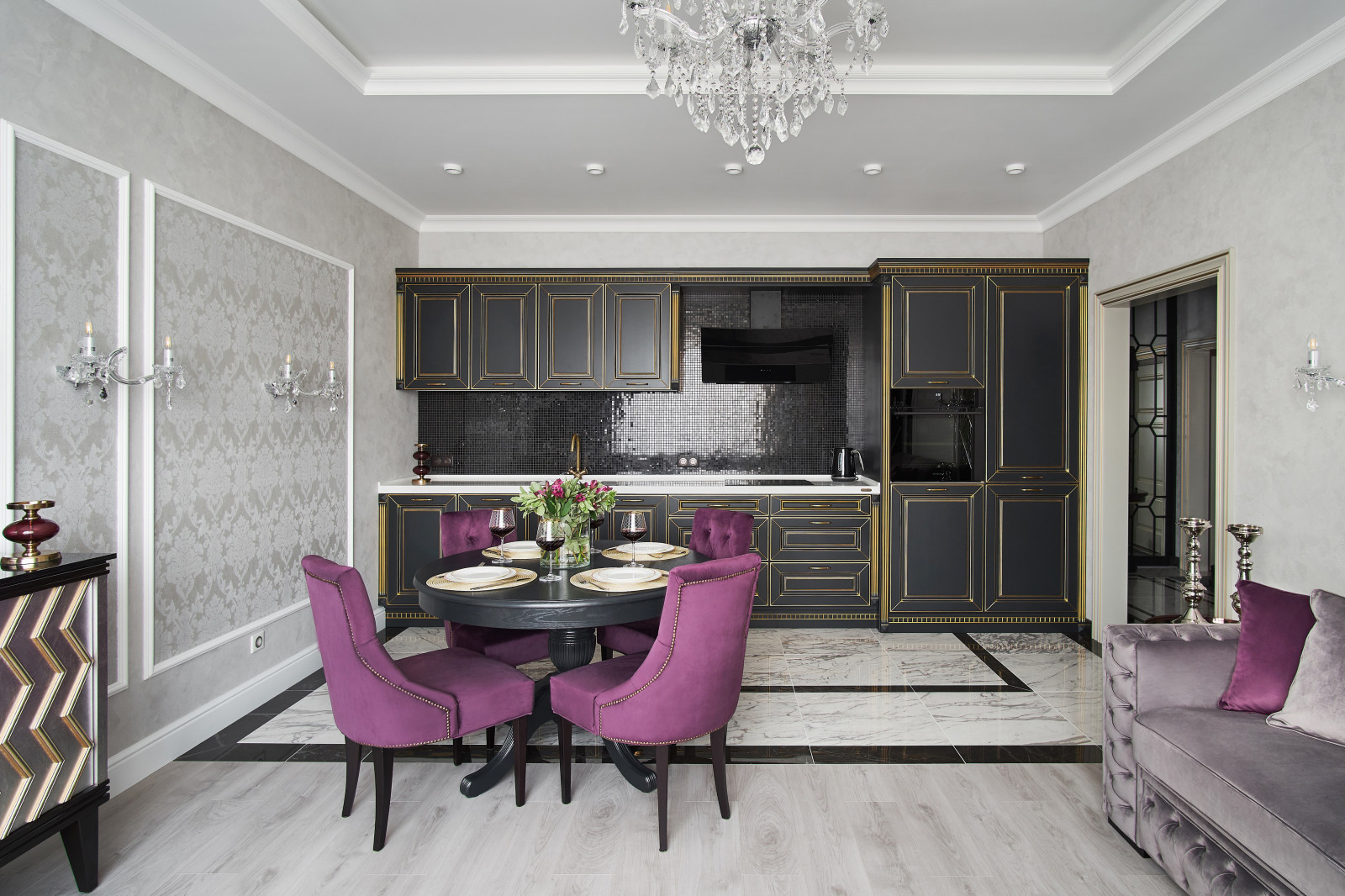 Обложка проекта: квартира в ЖК"Аристократ"