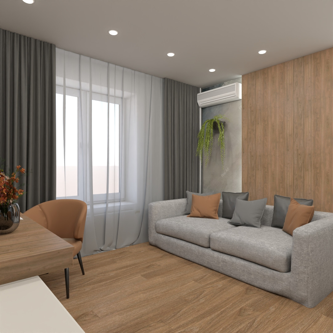 Дизайн интерьера 2-х комнатной квартиры