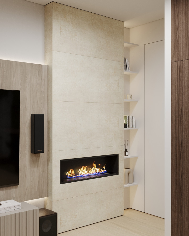 Двухкомнатная квартира в природных оттенках