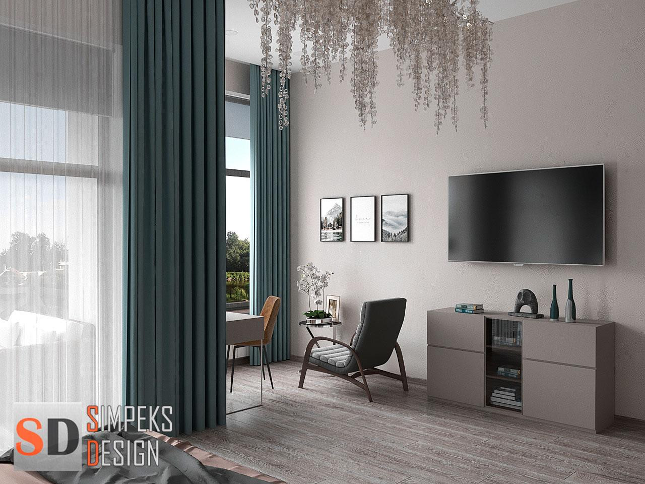 Рабочая зона в Спальне