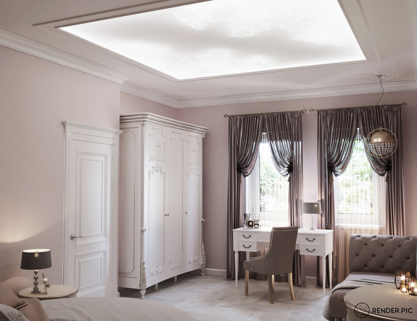 Визуализация - классический интерьер
