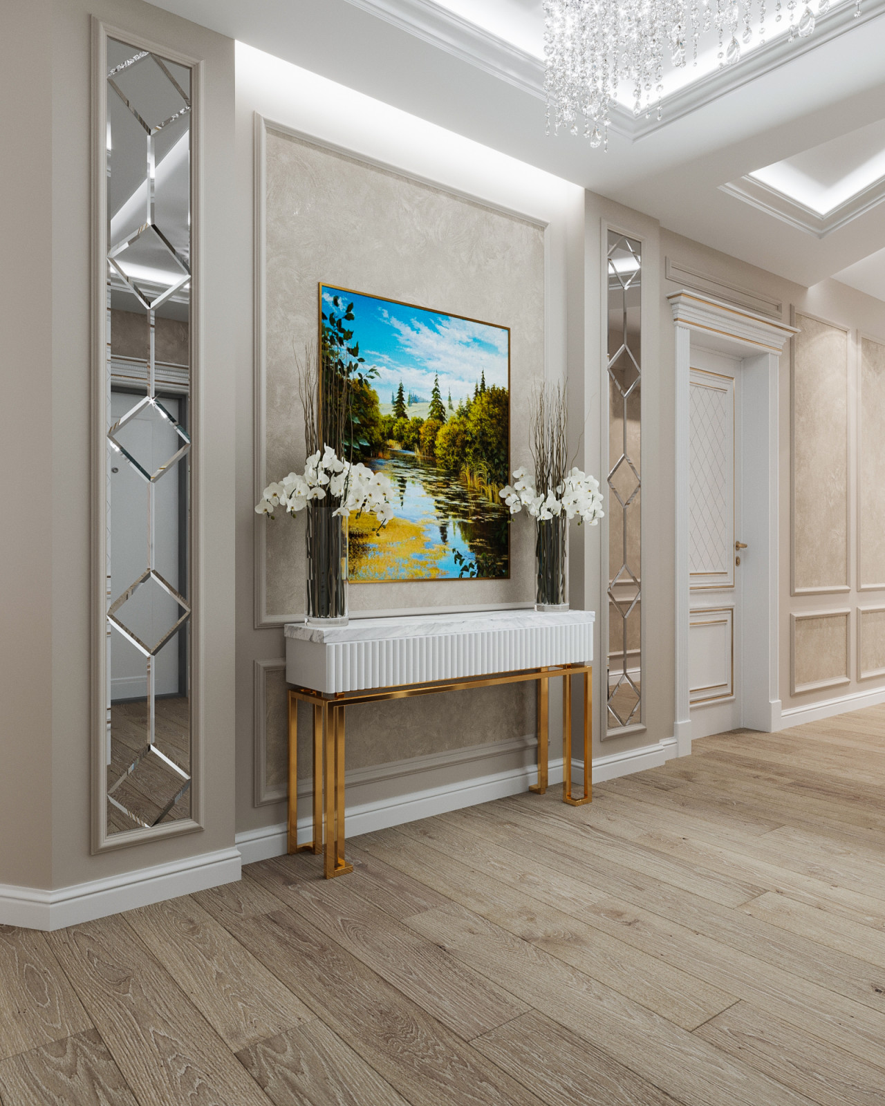 2019г. Квартира 120 м2 в ЖК "Панорама"