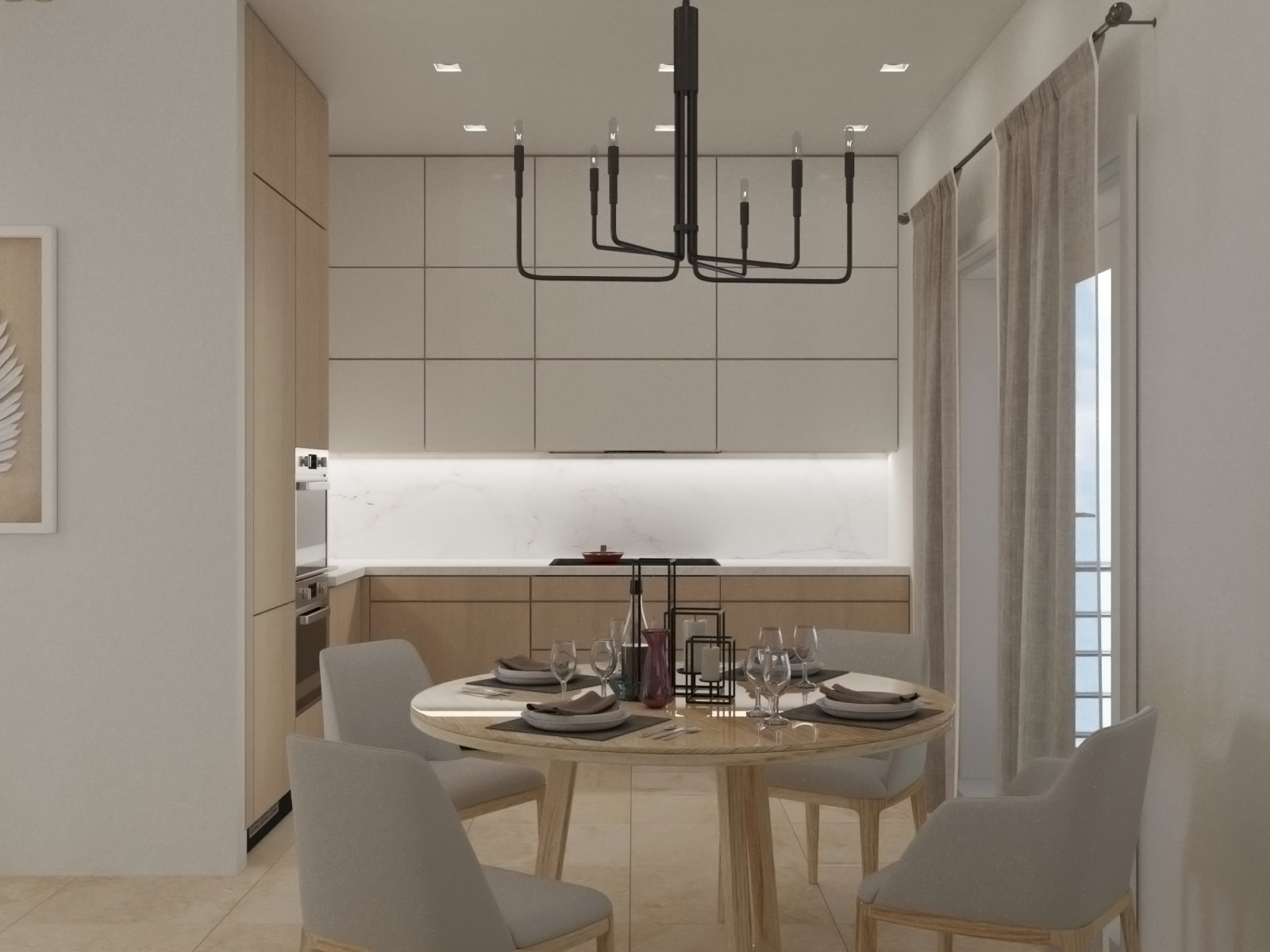 Таунхаус для семьи с двумя детьми в Геленджике.