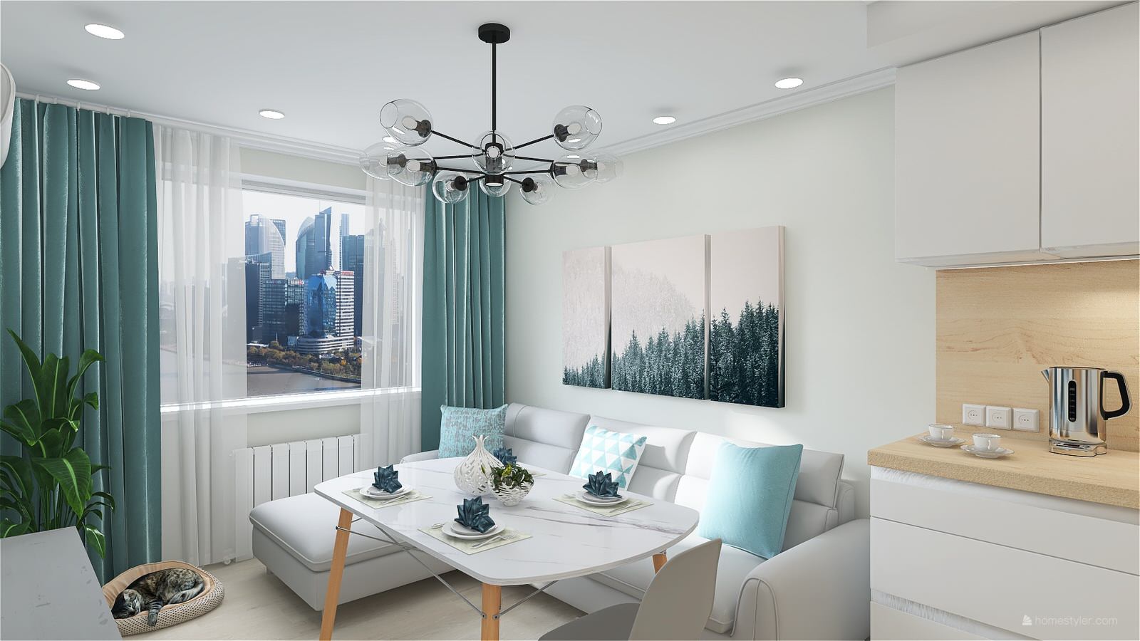 Трехкомнатная квартира в панельном доме