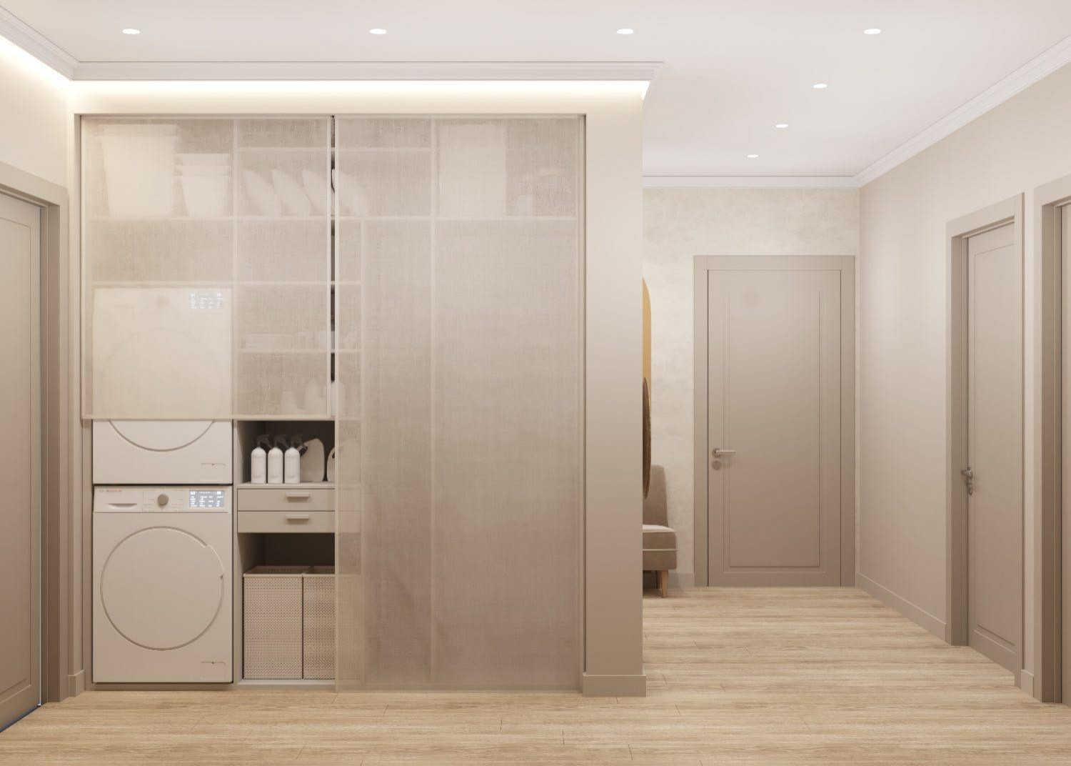 Яркая эклектичная квартира 85м2 в Новороссийске