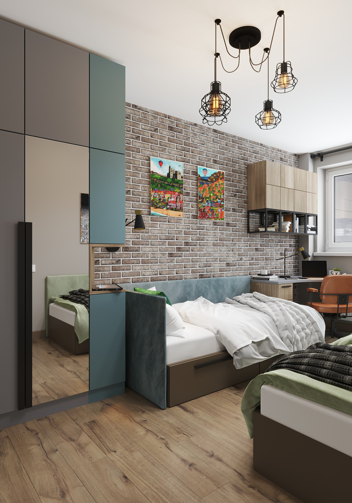 Квартира на Перервинском бульваре (85,25 м2) - СПОНТАННОСТЬ