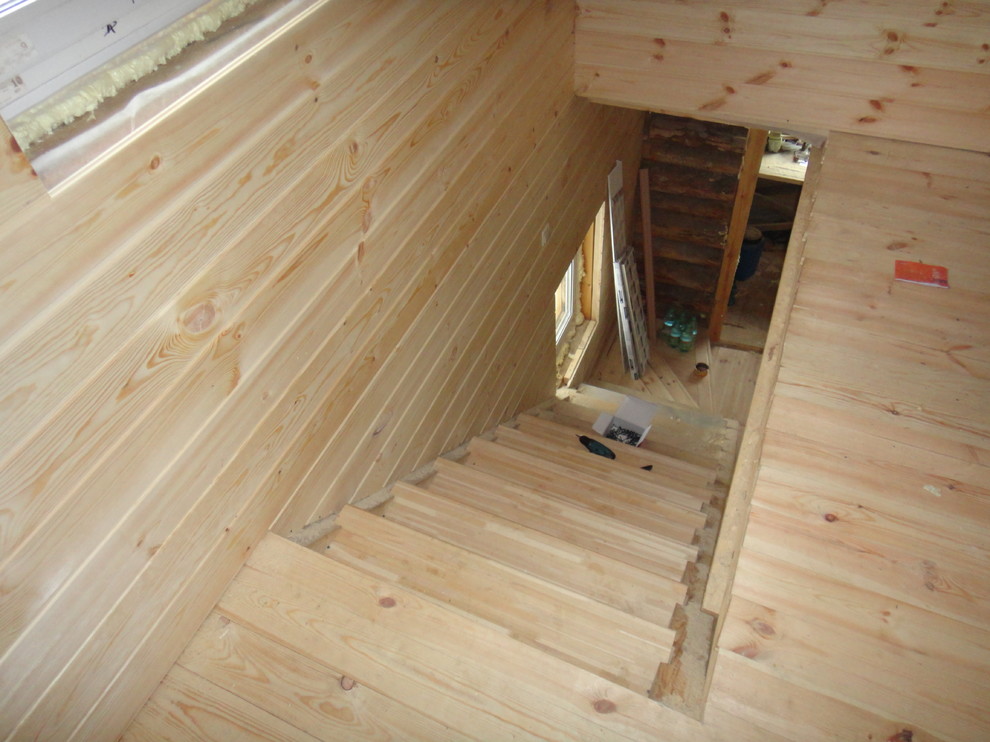 Отделка дома рядом с баней