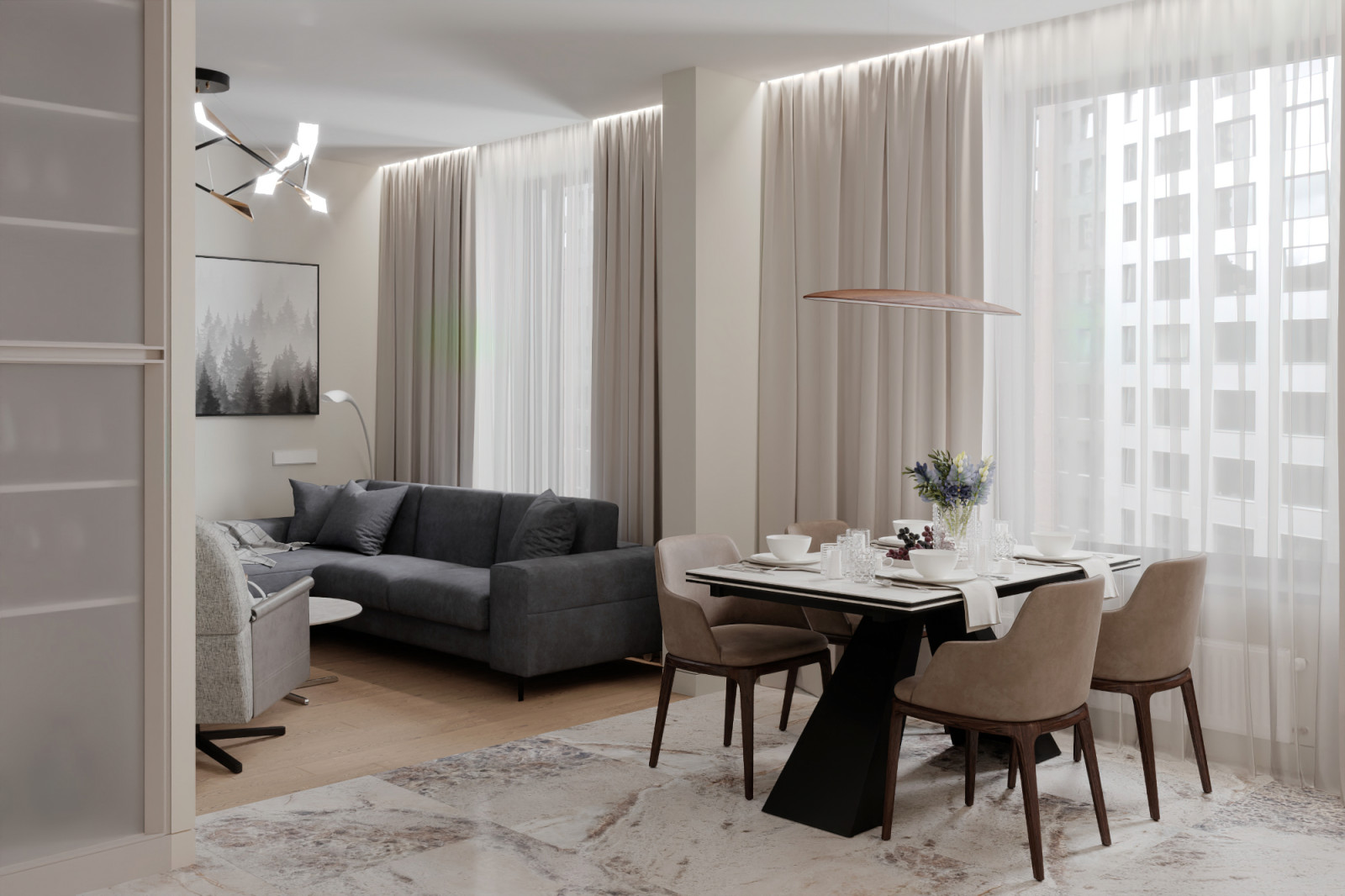 Квартира ЖК Береговой 122 кв.м.