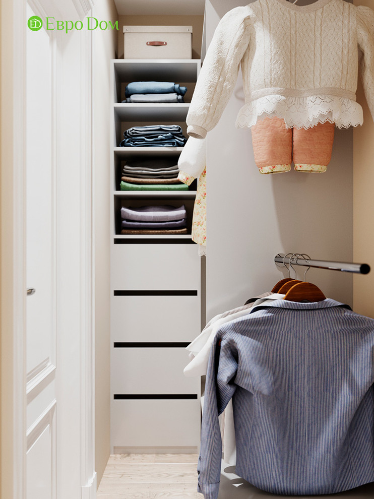 Дизайн трехкомнатной квартиры 83 кв. м в стиле неоклассика. Фото проекта